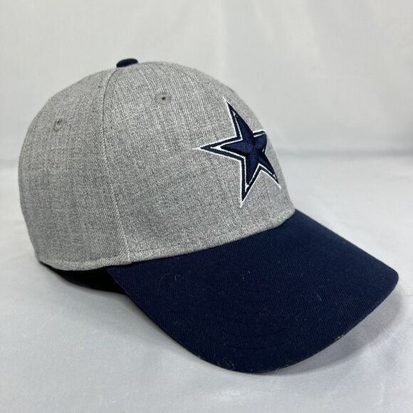 Dallas Cowboys New Era 39thirty Hat Med Large Fitted Grey Blue Cap - Picture 3 of 13